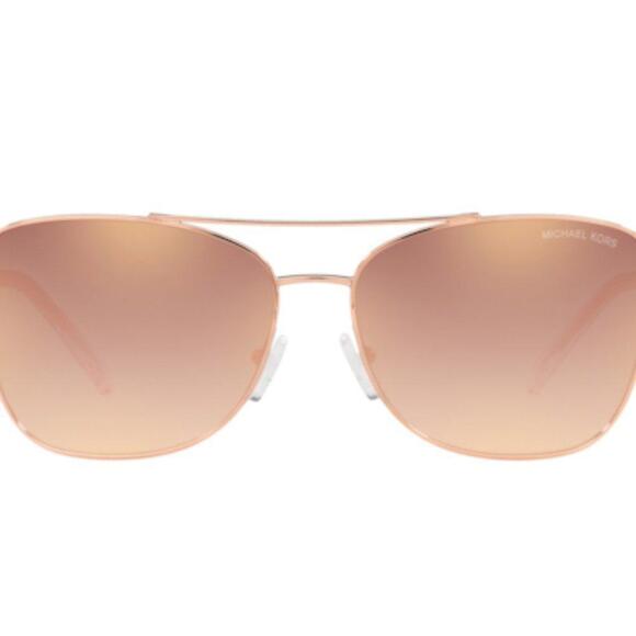 *NEW* Michael Kors Stratton Rose Gold MK11086F Sunglasses (MKXX050) - Picture 2 of 5